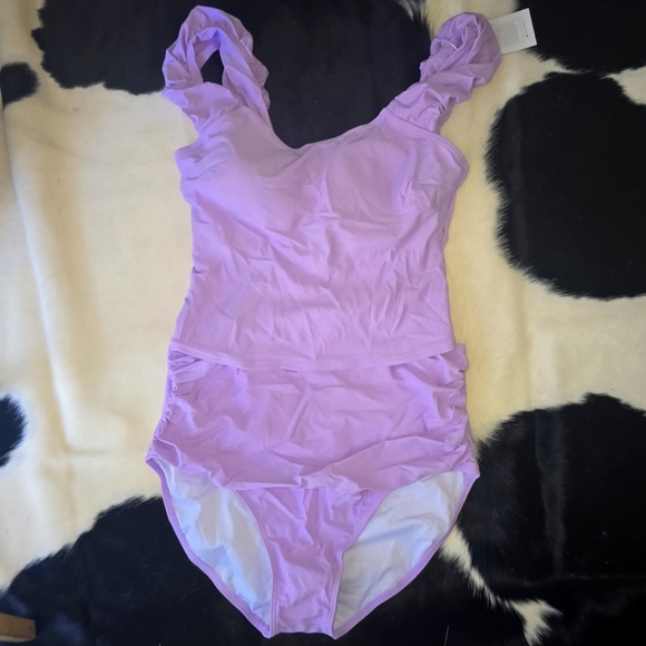 Other - NEW Lavender Two Piece Swimsuit SZ LARGE